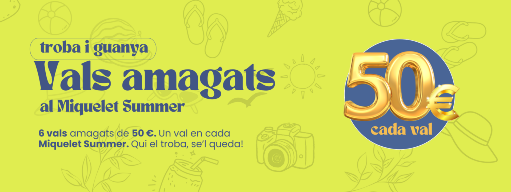 cartell informatiu vals amagats miquelet summer